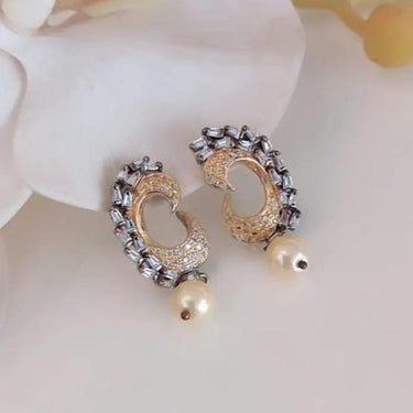 Moon Stud Earrings Zayn Luxury Jewellery